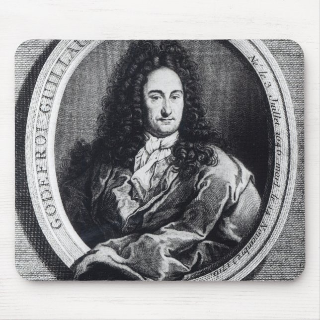 Gottfried Wilhelm Leibniz Mouse Mat (Front)