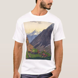 Gotthard Pass mountain pass in the Alps T-Shirt
