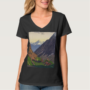 Gotthard Pass mountain pass in the Alps T-Shirt
