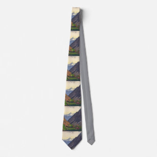 Gotthard Pass mountain pass in the Alps Tie