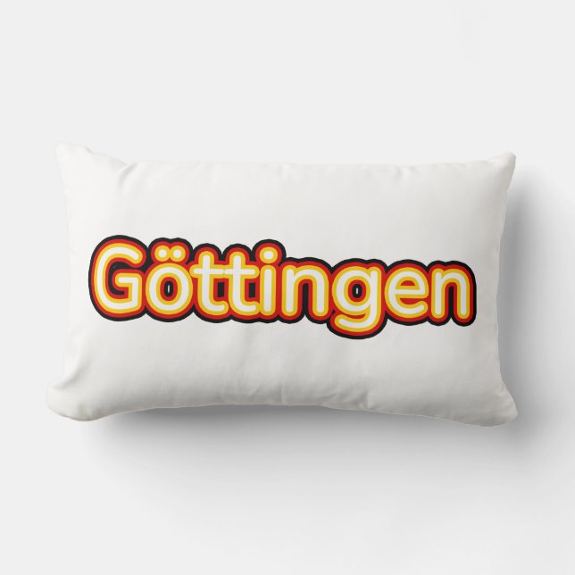 Göttingen Deutschland Germany Lumbar Cushion (Front)