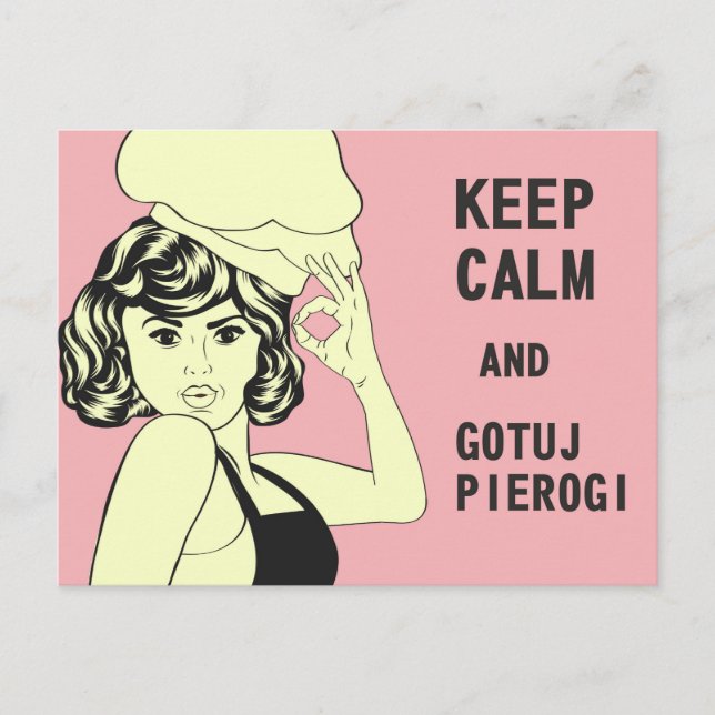 Gotuj Polish Pierogi Poland Food Postcard (Front)