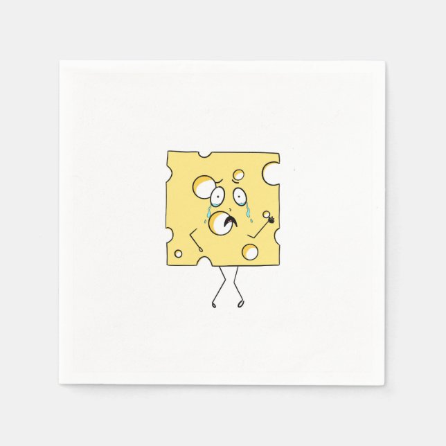 Gouda Cheese, cheese theme Napkin (Front)