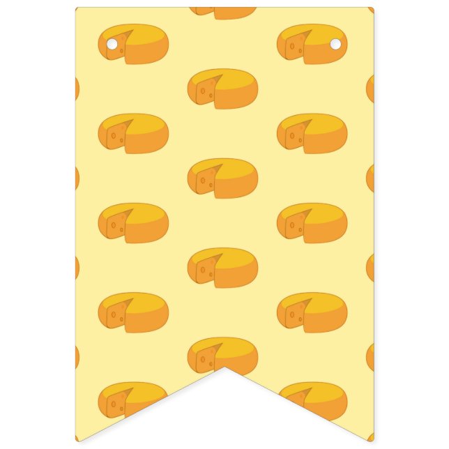 Gouda Cheese Rounds Dutch Foodie Gastronomy Bunting (First Flag)
