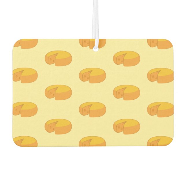 Gouda Cheese Rounds Dutch Foodie Gastronomy Car Air Freshener (Front)