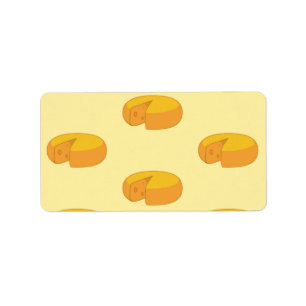 Gouda Cheese Rounds Dutch Foodie Gastronomy Label