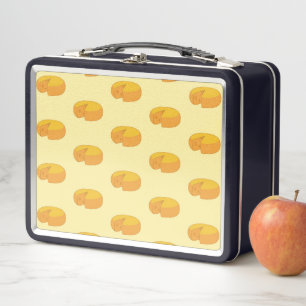 Gouda Cheese Rounds Dutch Foodie Gastronomy Metal Lunch Box