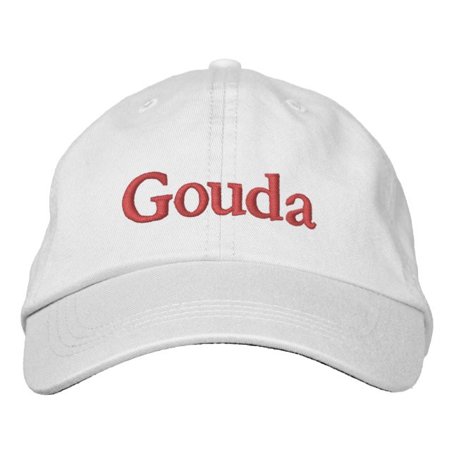 Gouda Embroidered Baseball Cap (Front)