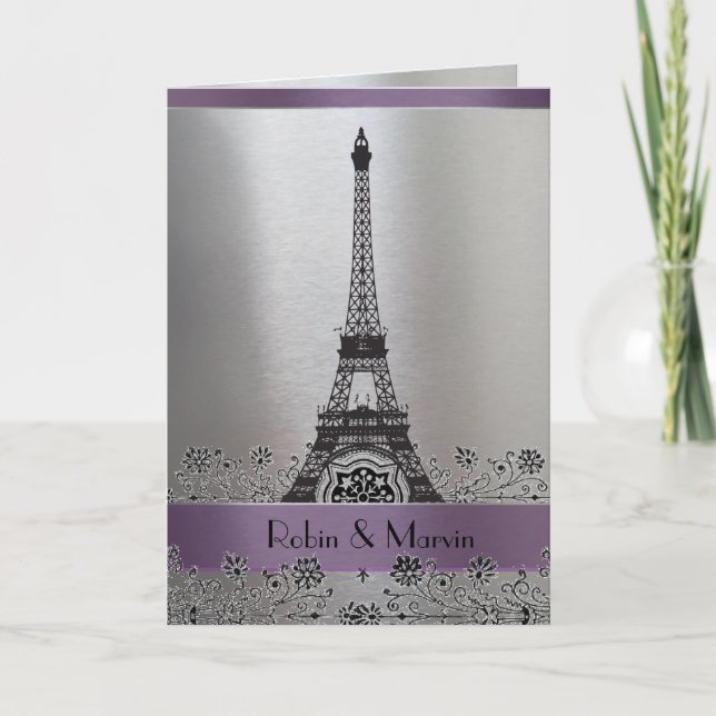 Goudy Martin Wedding Invitation (Front)