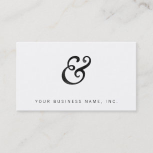 Goudy Old Style Italic Letterpress Black Business Card