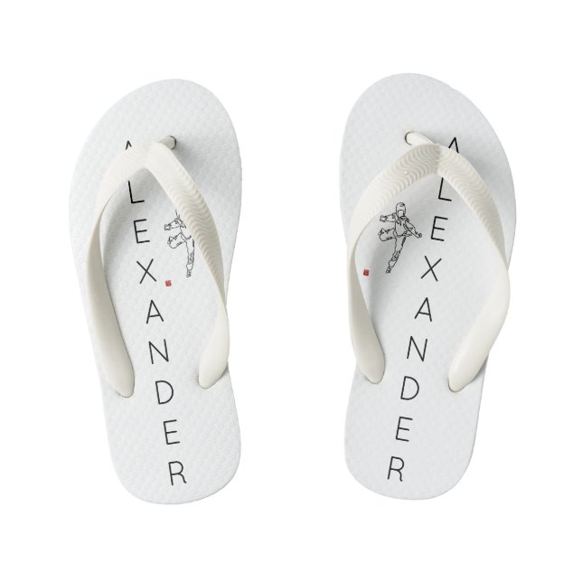 Gougounes TONGS TAEKWONDO DWICHAGI back kick 02 Kid's Flip Flops (Footbed)