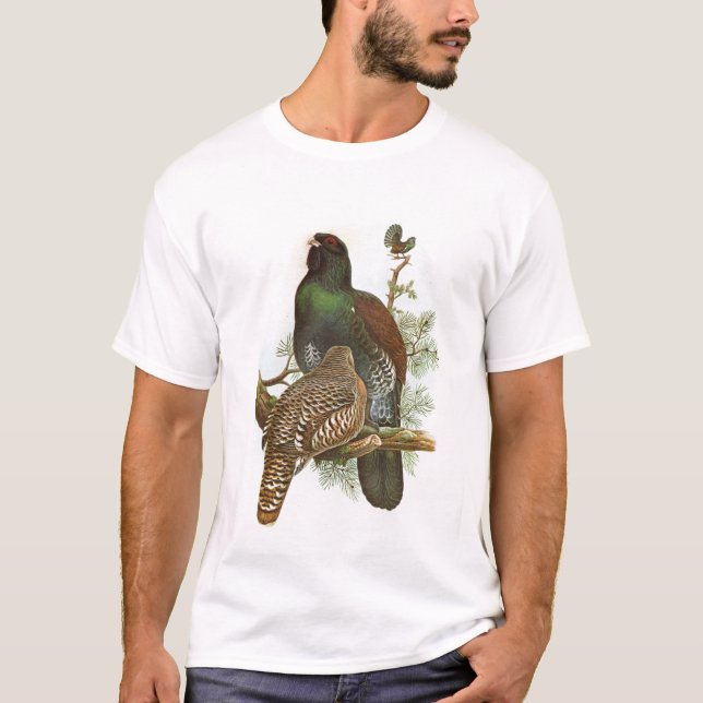 Gould - Capercaillie - Tetrao urogallus T-Shirt (Front)