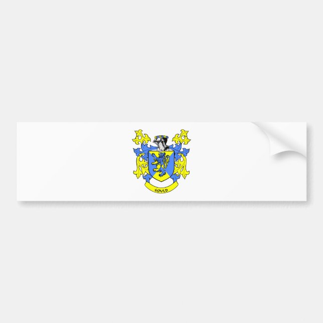 GOULD Coat of Arms Bumper Sticker (Front)