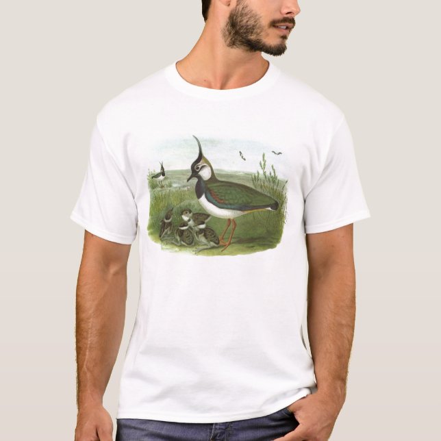 Gould - Lapwing - Vanellus vanellus T-Shirt (Front)