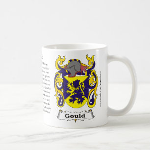 Gould, the origin, meaning and the crest coffee mug