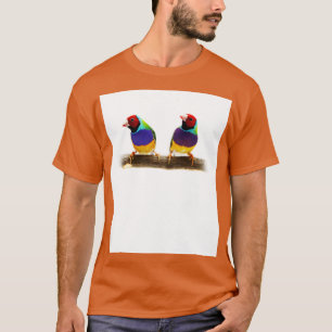 Gouldian Finch Birdwatching Gift T-Shirt