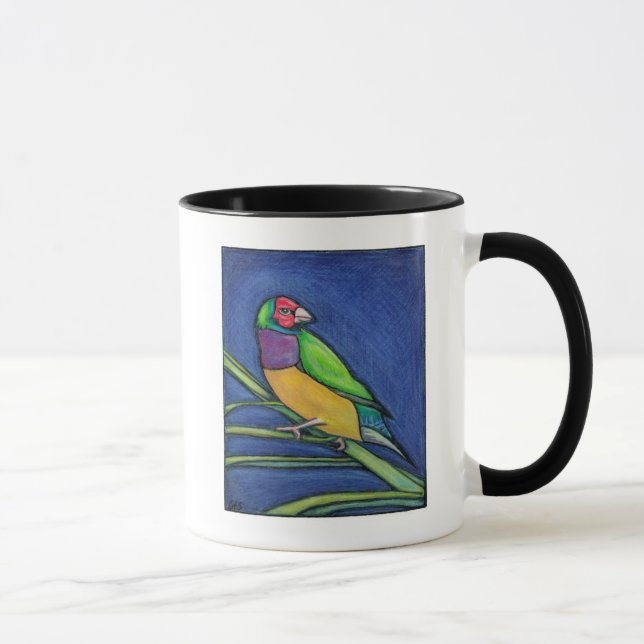 Gouldian Finch Mug (Right)