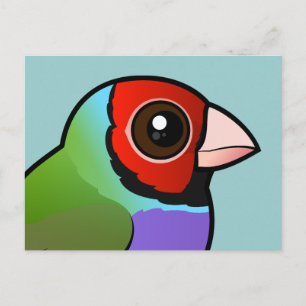 Gouldian Finch Postcard