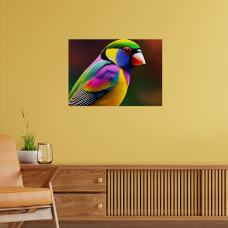 Gouldian Finch Poster