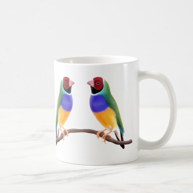 Gouldian Finches Mug (Right)