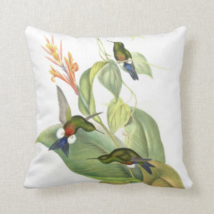 Goulds' Hummingbirds Throw Pillow