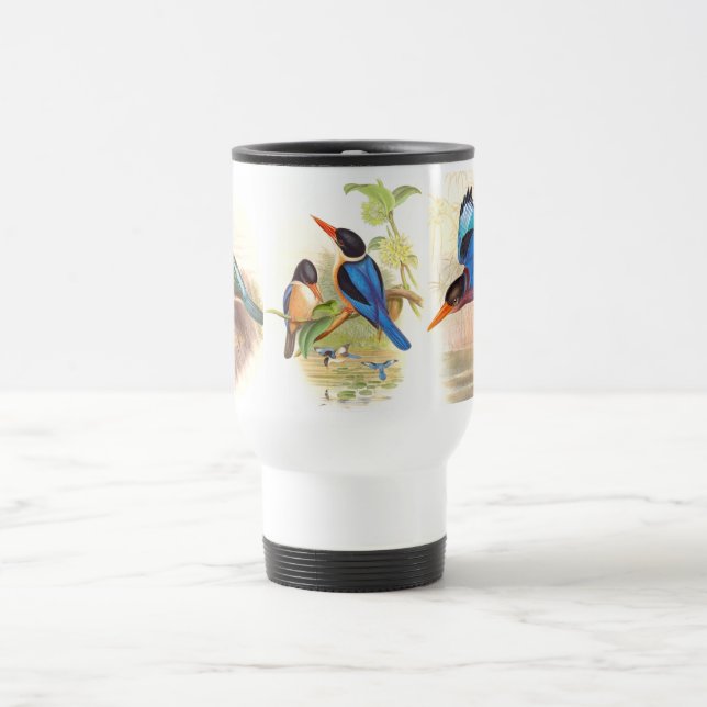 Goulds Kingfisher Birds Travel Mug (Center)