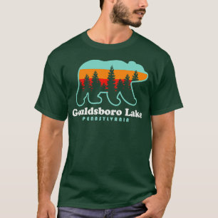 Gouldsboro Lake Pennsylvania Bear Fishing Boating T-Shirt