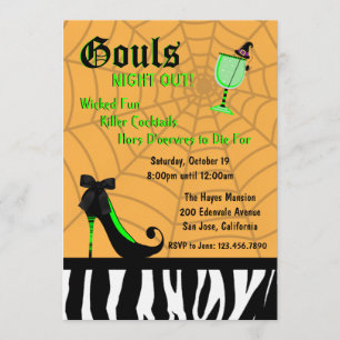 Gouls Night Out Invite [Orange]