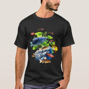 Gourami Corydoras Ram Cichlid Freshwater Aquarium T-Shirt