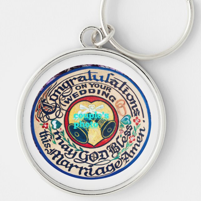 Gourd wedding gift Keychain (Front)