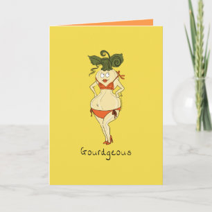 Gourdgeous Gourd Greeting Card