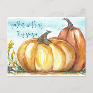 Gourdgeous Invitation Postcard