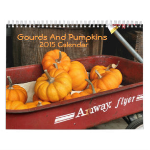 Gourds And Pumpkins Photography  Calendar