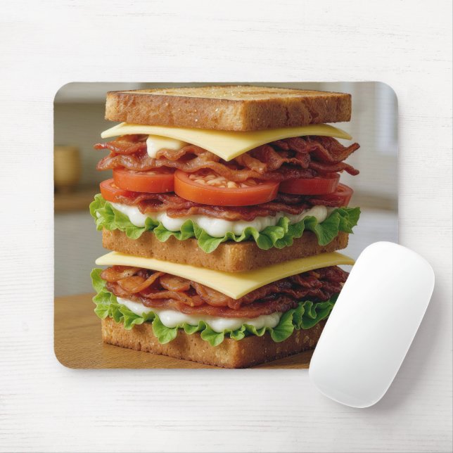 Gourmet B.L.T. Sandwich Mouse Mat (With Mouse)