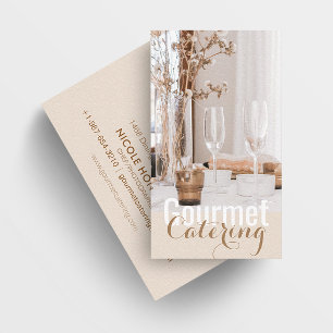 Gourmet Catering Business Card