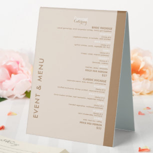 Gourmet Catering Menu