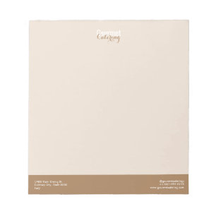 Gourmet Catering Notepad