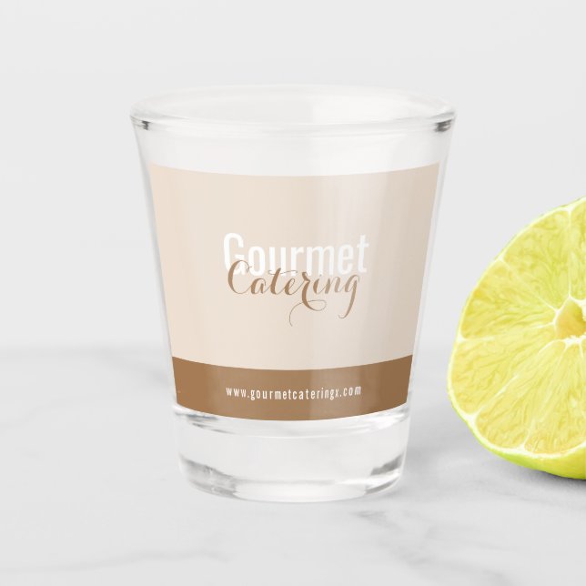 Gourmet Catering Shot Glass (Front)
