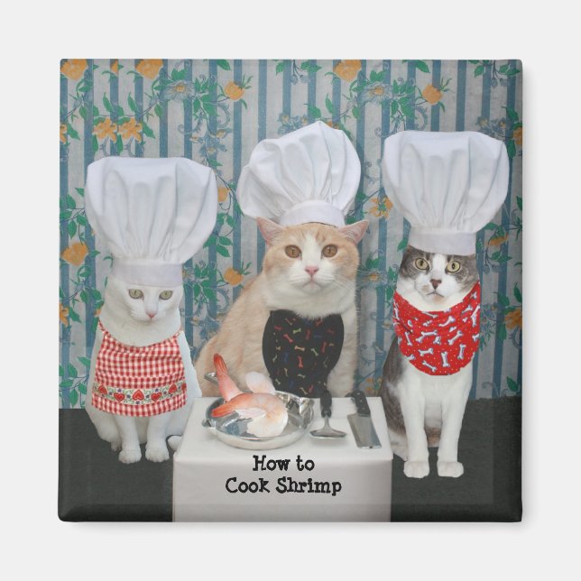 Gourmet Chef Cats/Kitties Magnet (Front)