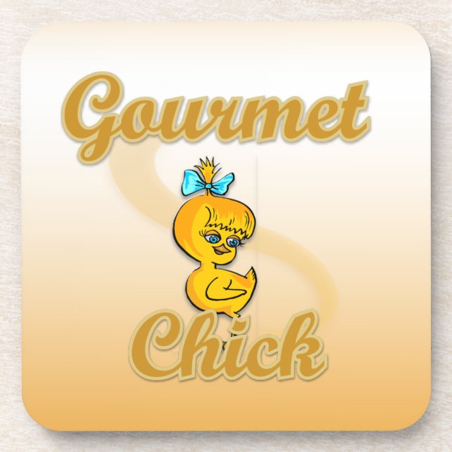 Gourmet Chick Coaster (Front)