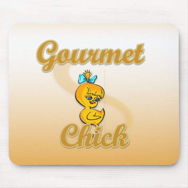 Gourmet Chick Mouse Mat (Front)