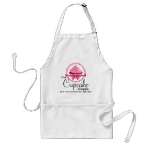 Gourmet Cupcake Bakery Business Custom Standard Apron