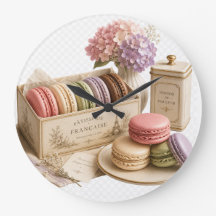 Gourmet Doughnuts Kitchen Wall Clock | Colourful B