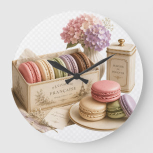 Gourmet Doughnuts Kitchen Wall Clock Colourful B