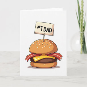 Gourmet Fathers Day Burger Card