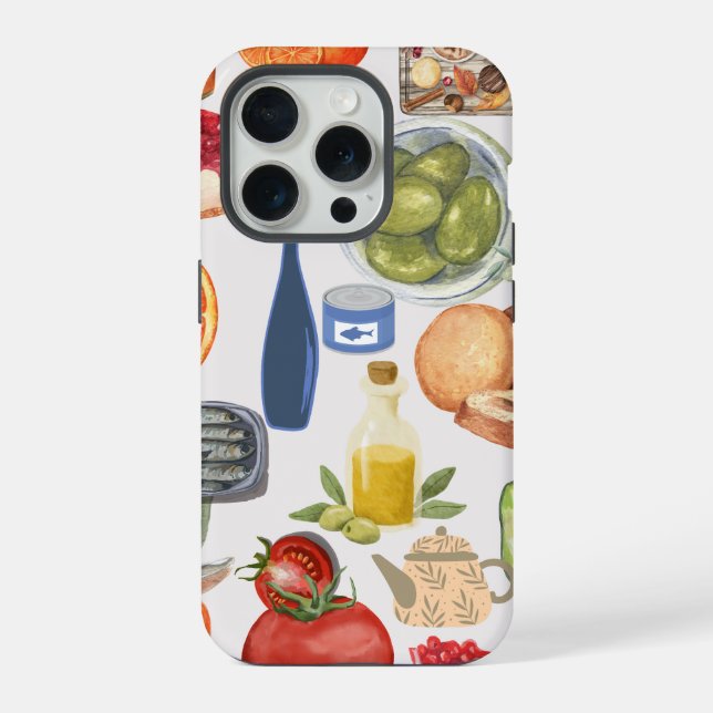 Gourmet Food Collage Phone Case  (Back)
