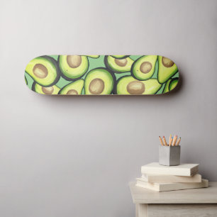 Gourmet Fresh Cut Vegan Avacados  Skateboard