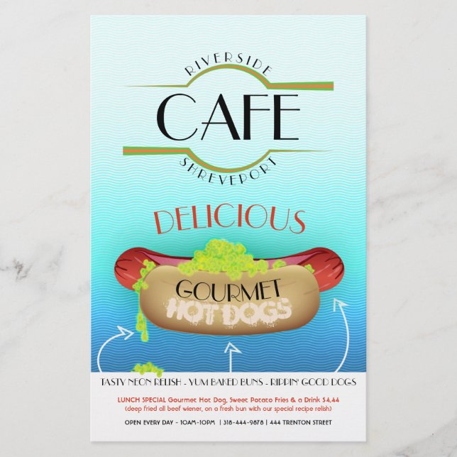 GOURMET HOT DOG FLYER (Front)