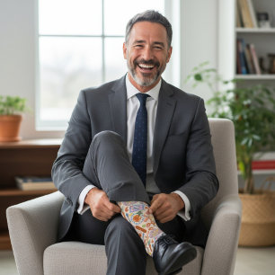 Gourmet Seafood Feast Crew Socks