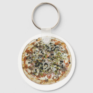Gourmet Supreme Pizza Key Ring